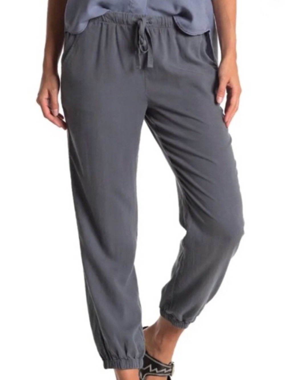 cloth & stone Heather Gray Drawstring Jogger Pants